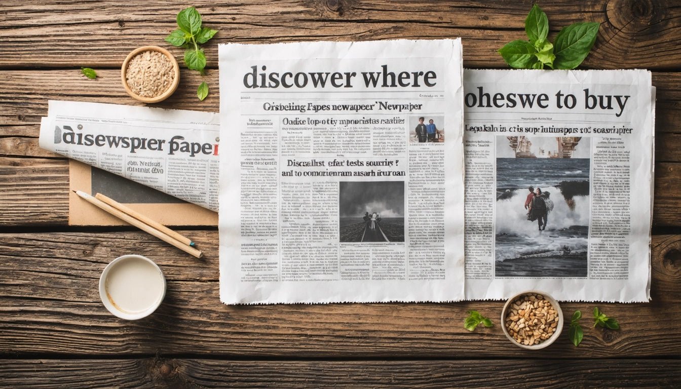 Where to Buy Newspaper and Newsprint Paper: A Guide to Finding Your Source - Gamut Packaging