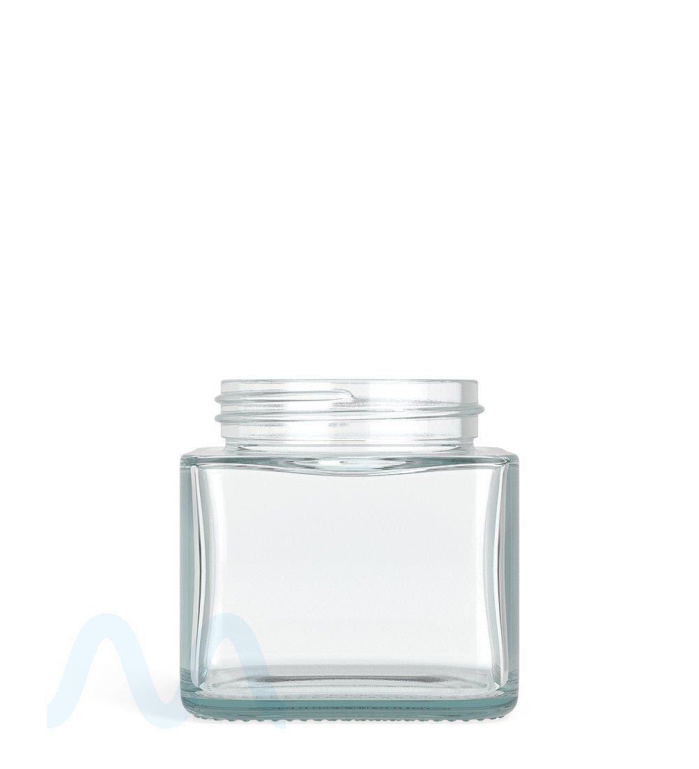 Cube Clear Glass V2 Jars | 50mm - 3oz - 80 Count - 2