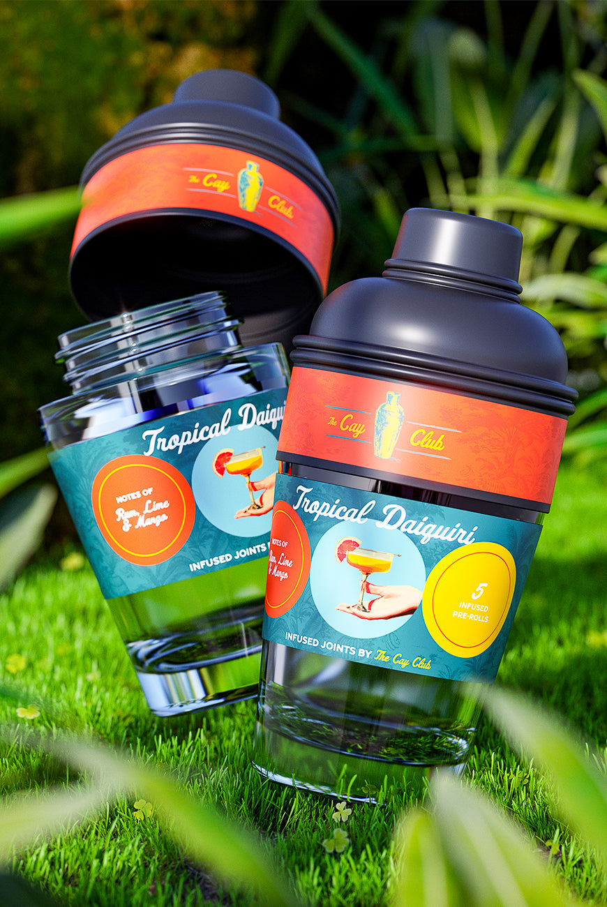 Clear glass jars with colorful labels and secure black lids, designed for vibrant and durable product packaging.