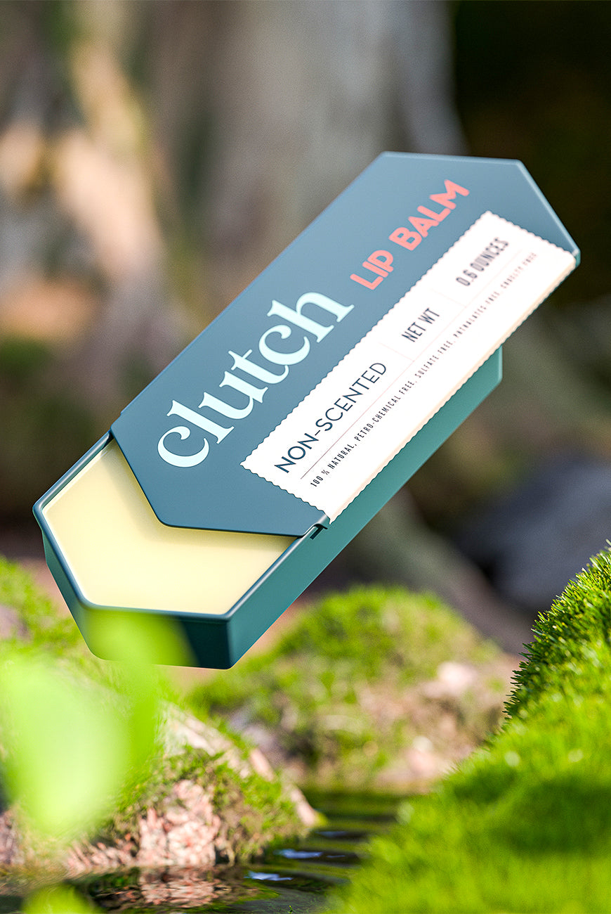 Rectangular lip balm packaging with a sleek matte finish and clean typography, crafted for stylish and functional branding.