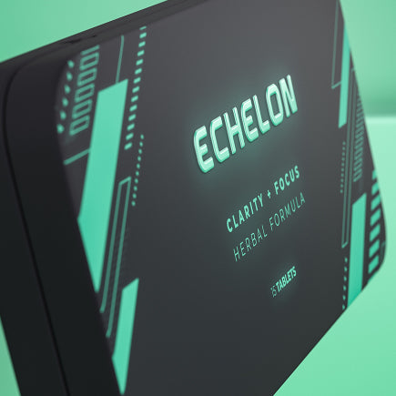 Futuristic packaging box with bold geometric patterns and sleek branding, highlighting modern design aesthetics.