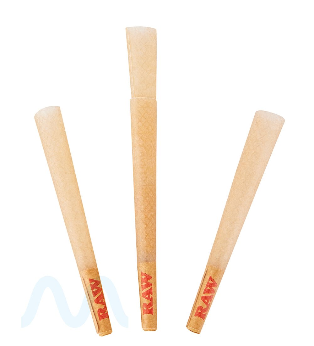 RAW | Classic 1 1/4 Size Pre - Rolled Cones | 84mm - Unbleached Paper - 1000 Count - 4