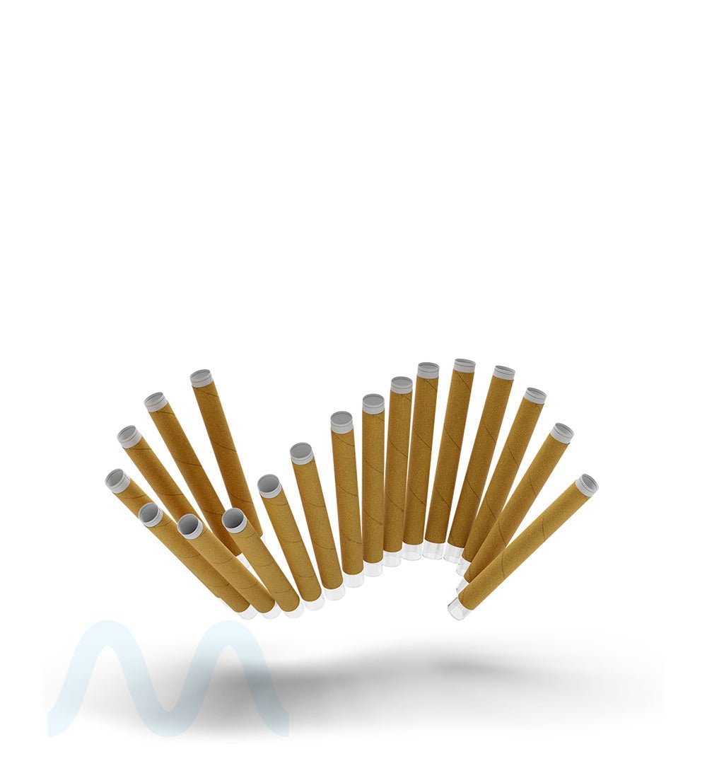 CROP KINGZ | King Size Glass Tipped Pre - Rolled Blunt Cones | 109mm - Organic Hemp - 80 Count - 9