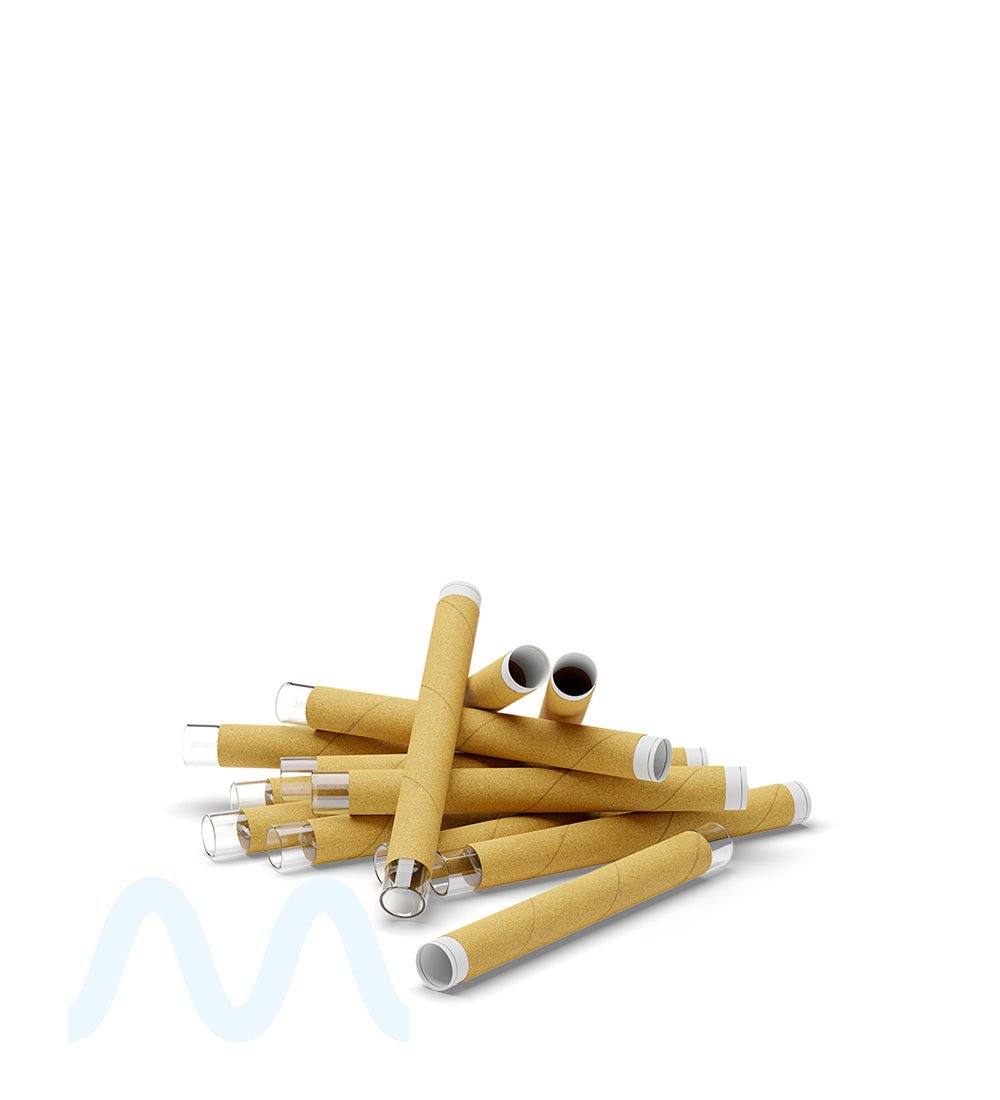 CROP KINGZ | King Size Glass Tipped Pre - Rolled Blunt Cones | 109mm - Organic Hemp - 80 Count - 11