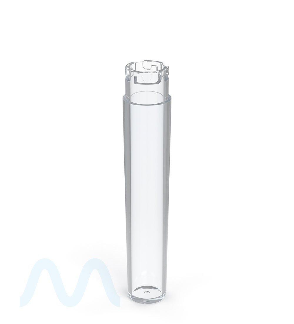 POLLEN GEAR | Five10 Child Resistant Push Down & Turn Wide Long Universal Plastic Caps for Vape Tube | 155mm - Clear - 700 Count - 2