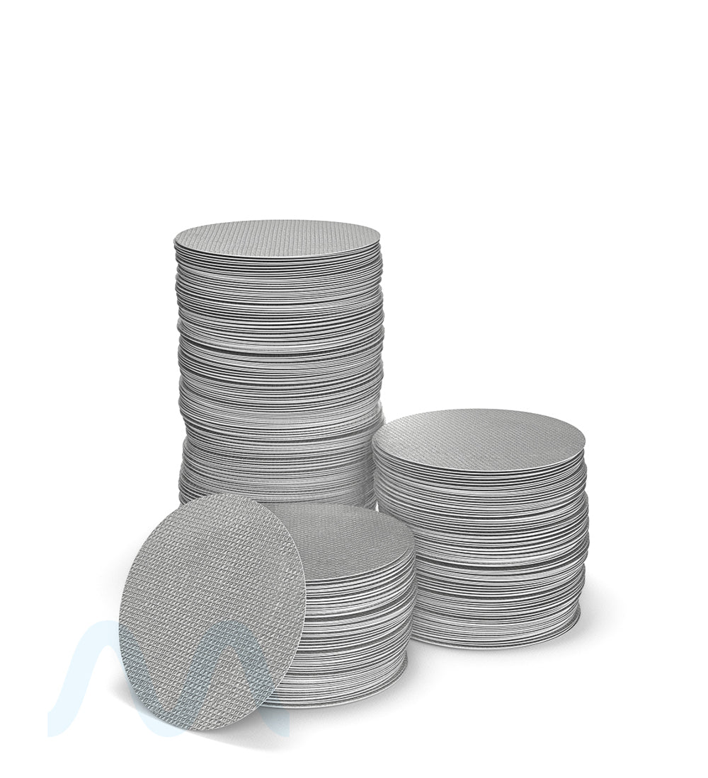 Tamper Evident | Induction Heat Seal Cap Liner | 50mm - Aluminum Foil - 500 Count - 7