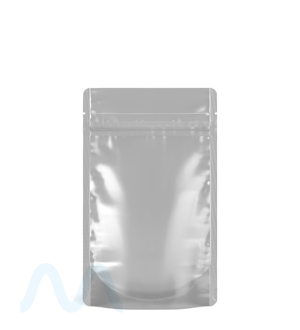Tamper Evident | Matte White Vista PCR Mylar Bags (Tear Notch) | 4in x 6.5in - 7g - 1000 Count - 2