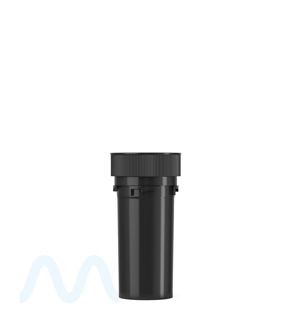 Child Resistant | Black Reversible Cap Vials | 13dr - 2g - 275 Count - 2