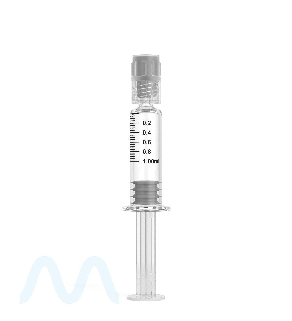 Luer Lock | Glass Dab Applicator Syringes | 1mL - 0.25mL Increments - 100 Count - 3