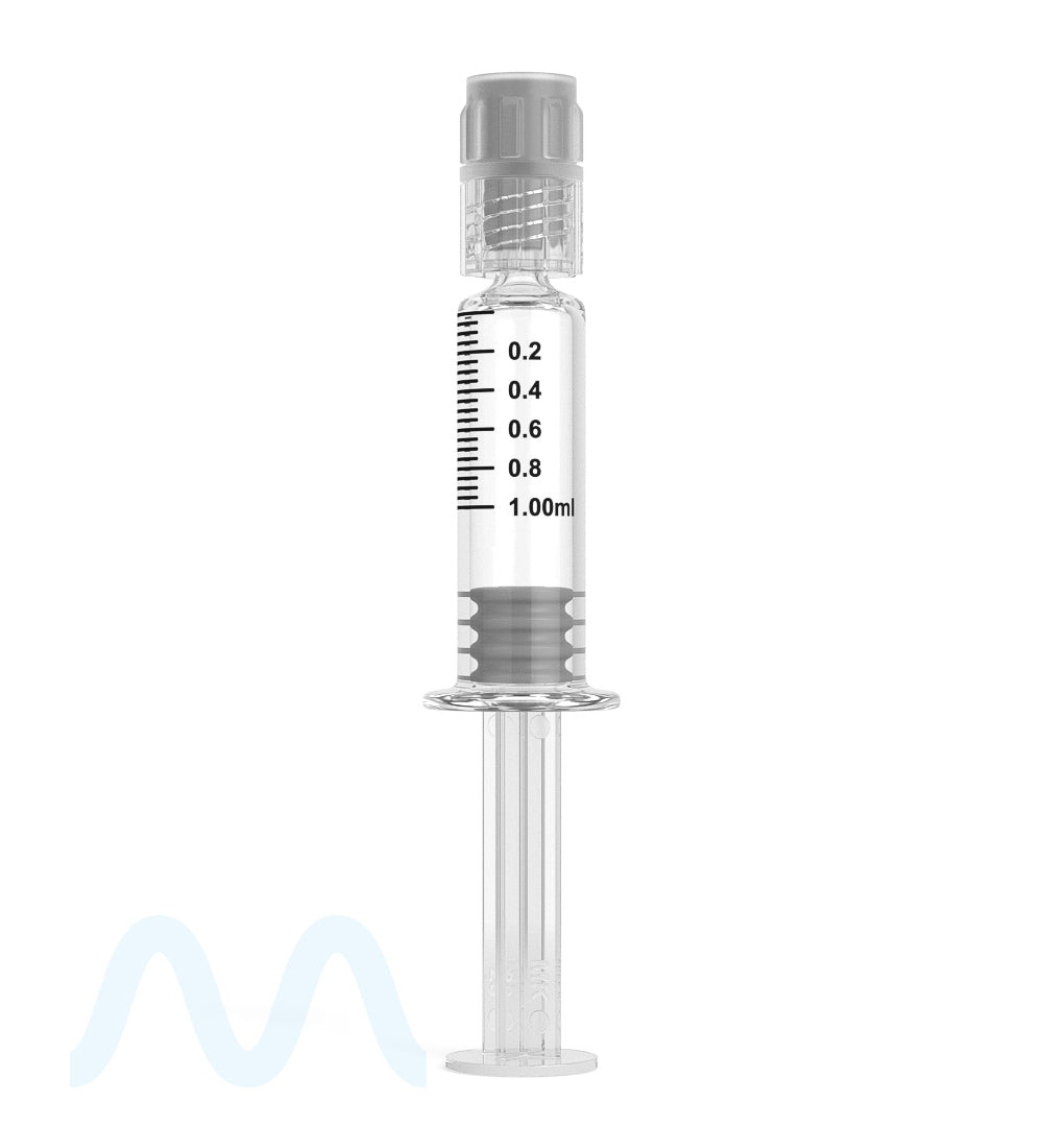 Luer Lock | Glass Dab Applicator Syringes | 1mL - 0.25mL Increments - 100 Count - 4