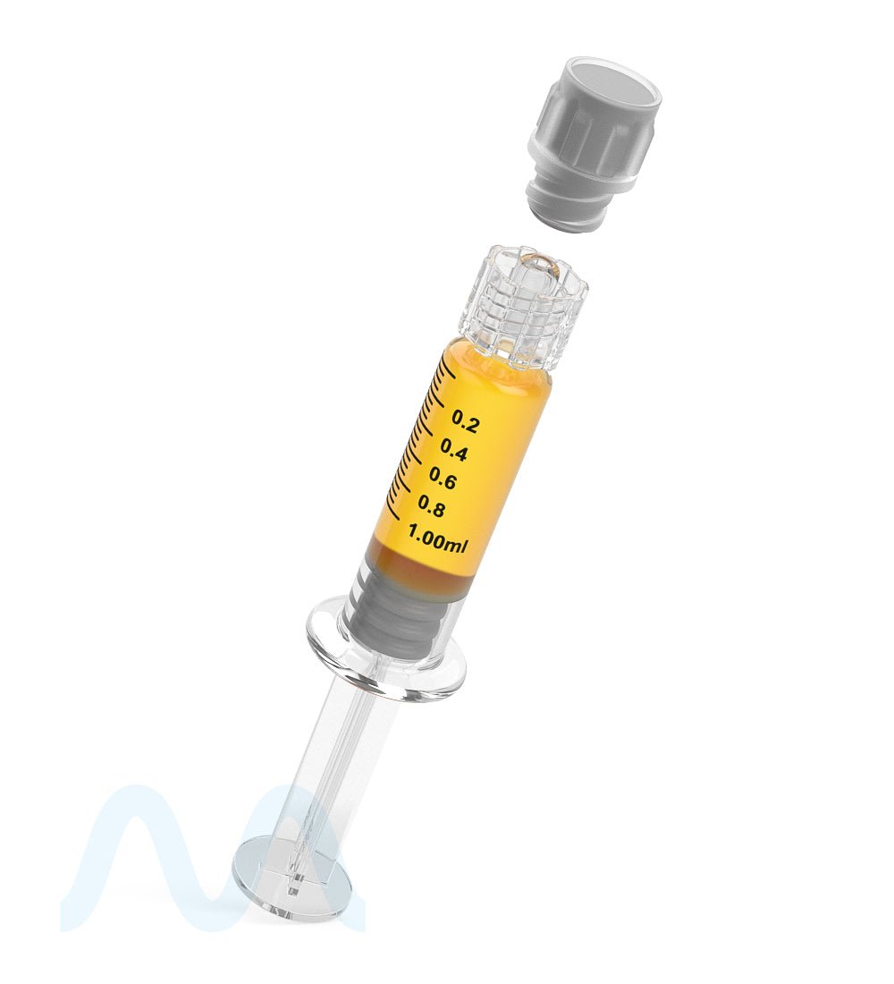 Luer Lock | Glass Dab Applicator Syringes | 1mL - 0.25mL Increments - 100 Count - 11