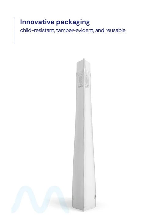 Child Resistant & Tamper Evident | Pinch N Slide 3.0 Matte White PCR Mylar Bags | 5in x 8.8in - 14g - 250 Count - 4