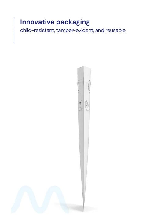 Child Resistant & Tamper Evident | Pinch N Slide 3.0 Matte White PCR Mylar Bags | 2.4in x 7.8in - 2.5g - 250 Count - 3
