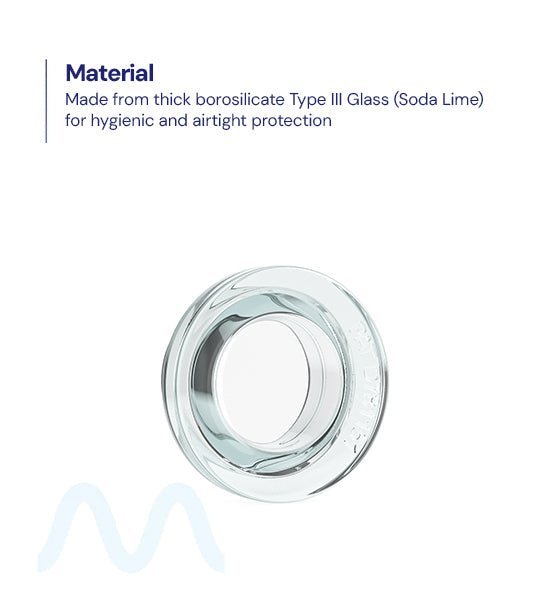 Clear Glass Concentrate Containers | 38mm - 9mL - 320 Count - 2