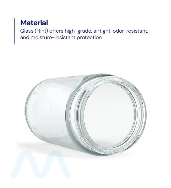 Straight Sided Clear Glass Jars | 50mm - 6oz - 80 Count - 3