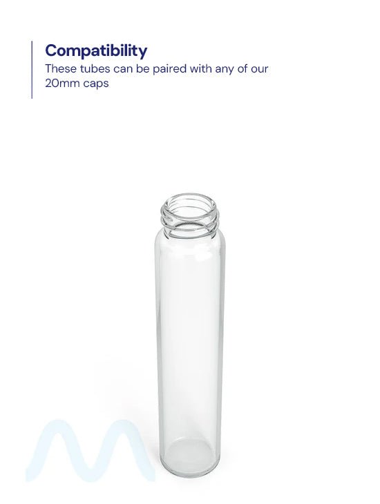 Glass Pre - Roll Tubes | 20mm - 115mm - 400 Count - 2