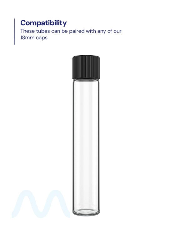 Glass Pre - Roll Tubes | 18mm - 120mm - 400 Count - 3