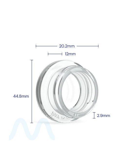 Clear Glass Concentrate Containers | 38mm - 9mL - 320 Count - 3
