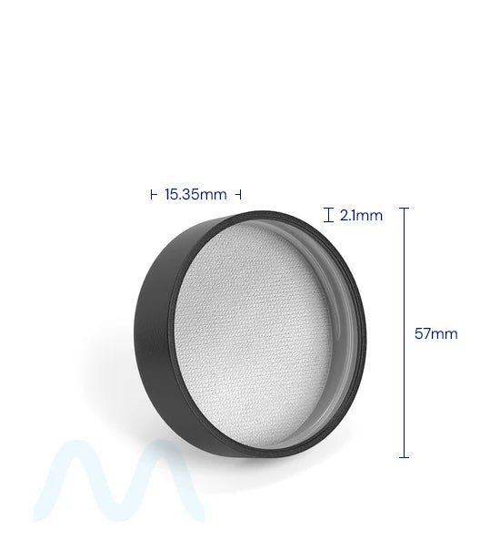 Child Resistant | Smooth Push Down & Turn Plastic Caps w/ Text & Foam Induction Heat Seal Liner | 50mm - Matte Black - 100 Count - 4