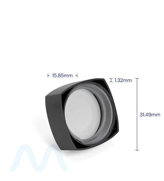 Child Resistant | Push Down & Turn Plastic Pillow PCR Caps w/ Teflon Liner | 32mm - Matte Black - 250 Count - 4