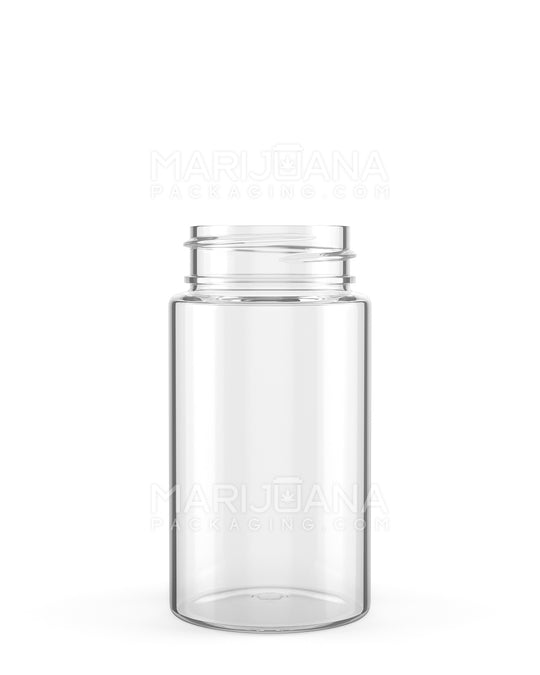 Wide Mouth Straight Sided Clear Plastic PCR Jars for Pre-Rolls | 38mm - 2oz - 180 Count