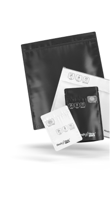 High-quality mylar bags with functional designs, perfect for retail packaging and eco-conscious brands.