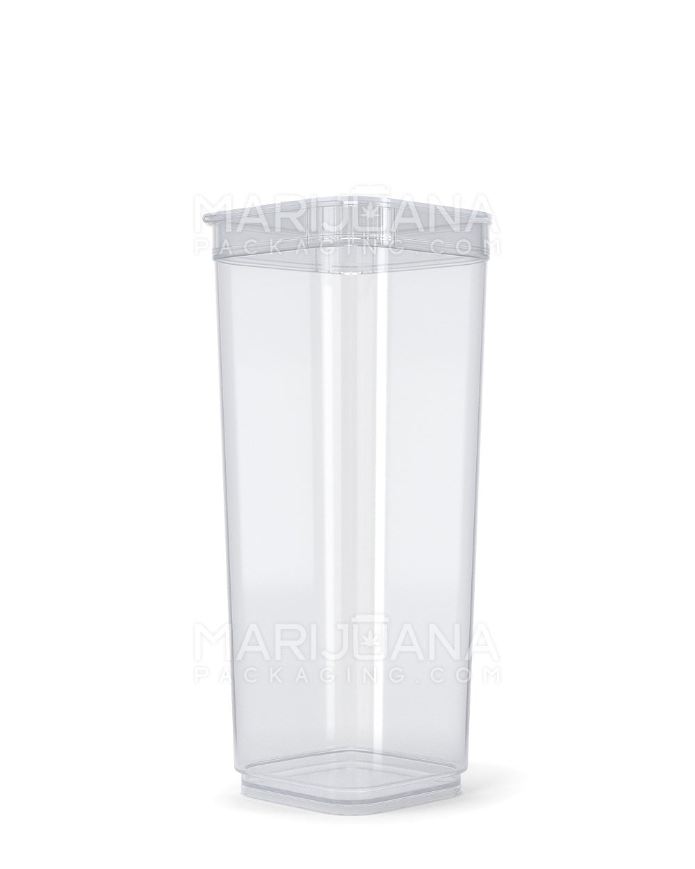 POLLEN GEAR Child Resistant 100% Recyclable Transparent Clear Pop Box Pop Top Bottles | 60dr - 14g | Sample - 1