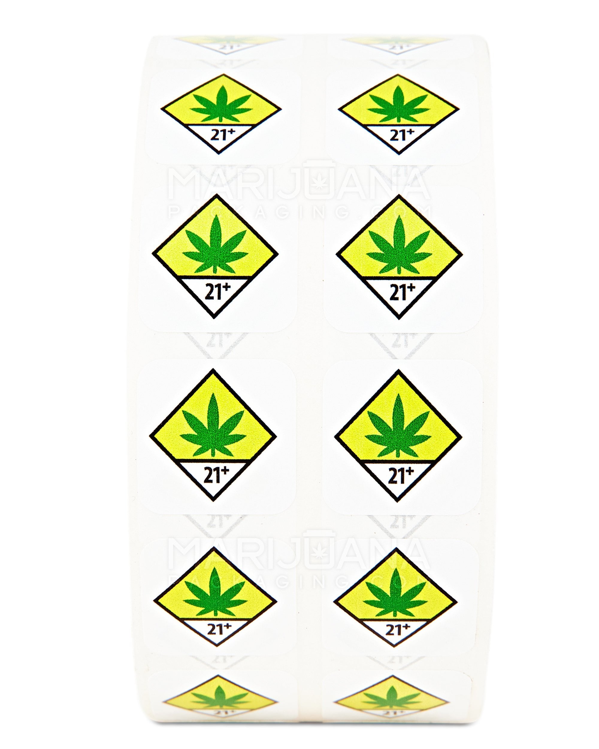 Washington Universal Symbol 21+ Labels | 1in x 1in - Square - 1000 Count - 2