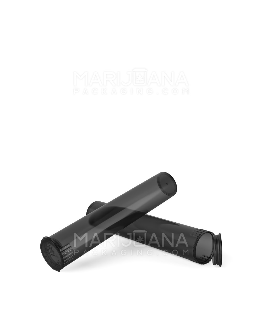 Child Resistant | Pop Top Translucent Plastic Pre-Roll Tubes | 95mm - Smoke - 1000 Count - 6