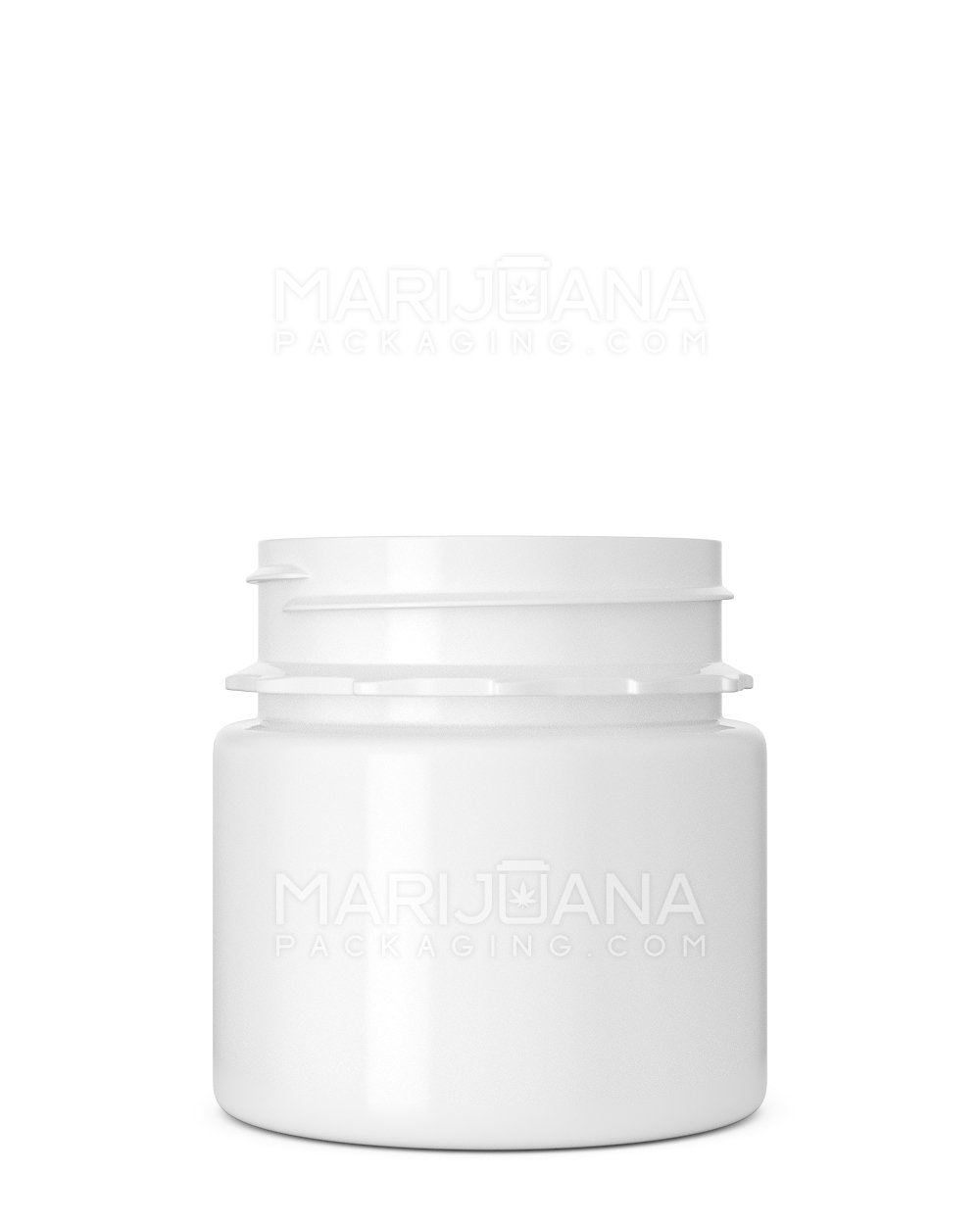 Tamper Evident | Straight Sided White Plastic Jars | 53mm - 3.75oz | Sample - 1
