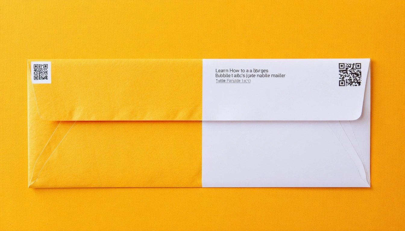 How to Properly Address a Bubble Mailer or Yellow Envelope - Gamut Packaging