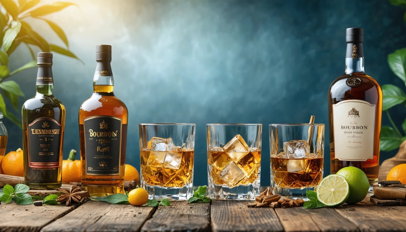 Understanding the Differences: Rum, Vodka, Whiskey, and Bourbon Explained - Gamut Packaging