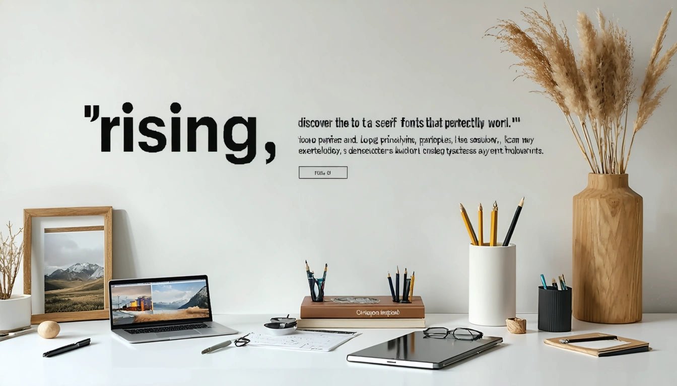 Choosing the Perfect Font: Top Sans-Serif Picks and Matching Styles for 'Rising' - Gamut Packaging