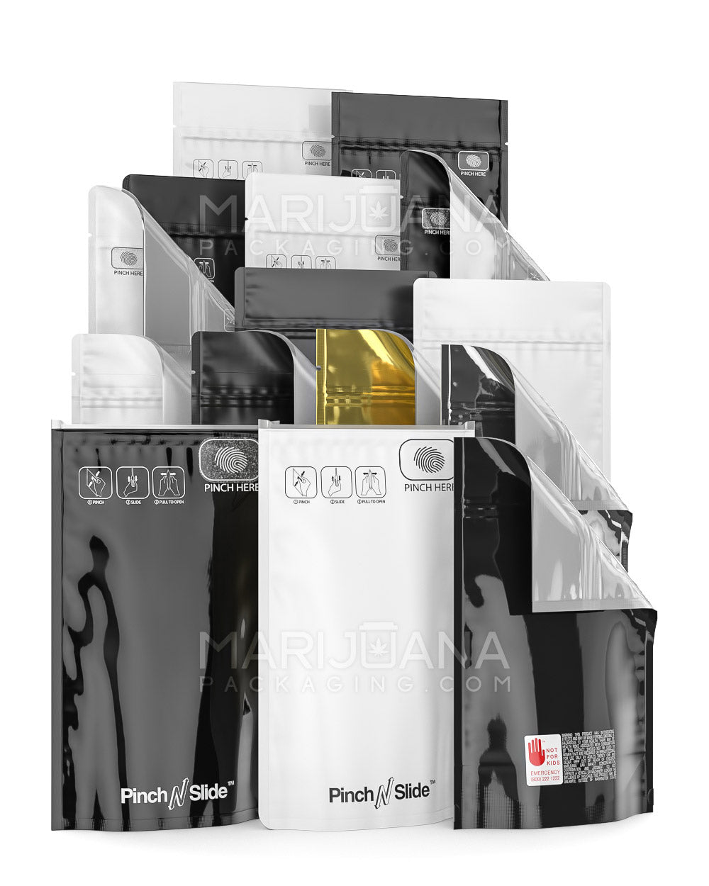 Half Ounce (14g) Mylar Bags - Marijuana Packaging