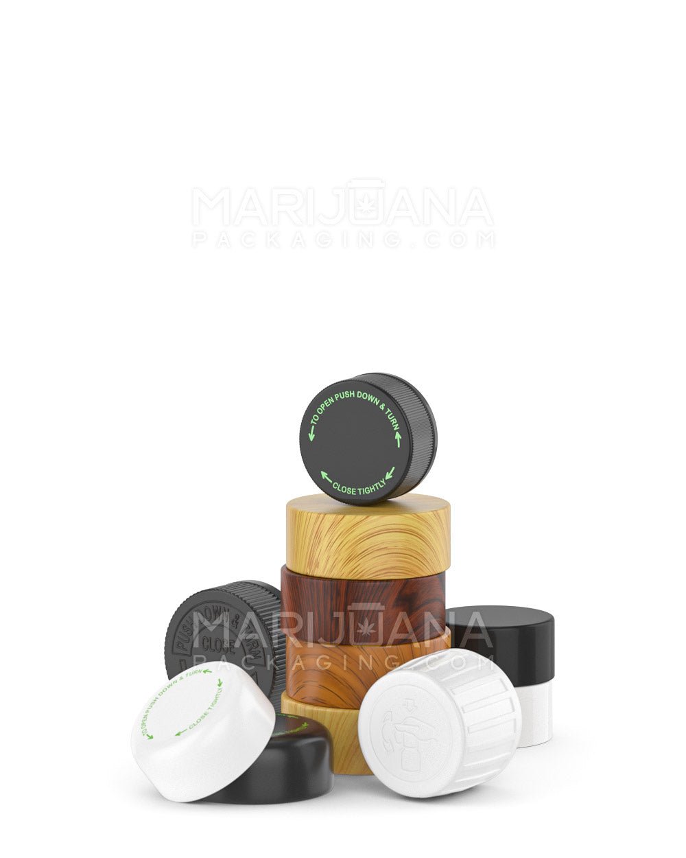 Caps for Concentrate Jars - Marijuana Packaging