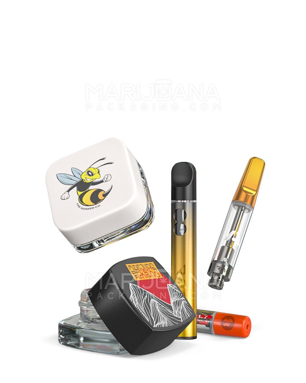 Custom Branded Concentrate Packaging - Marijuana Packaging