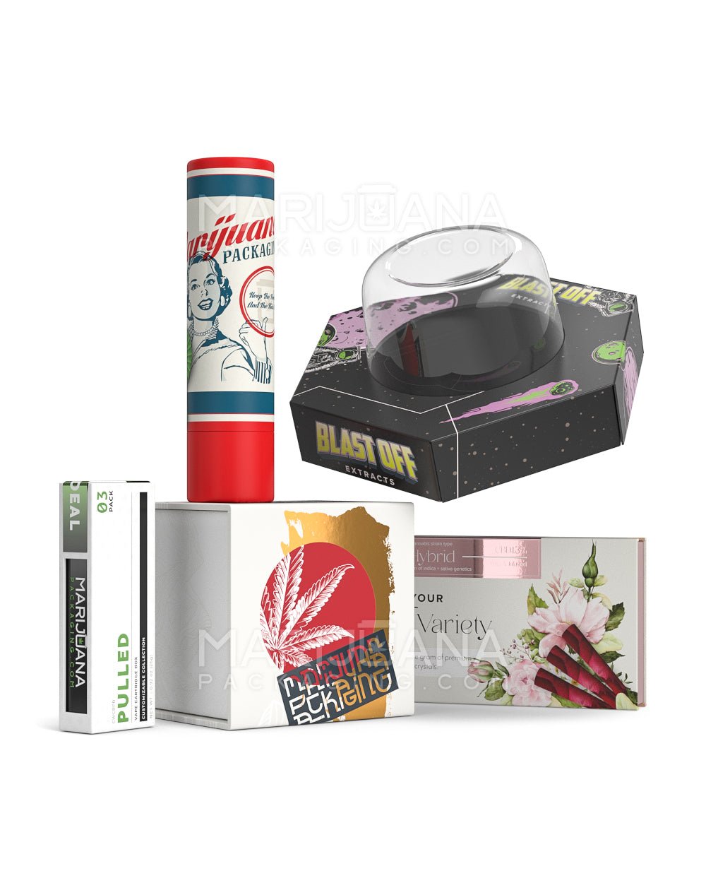 Custom Printed Tubes & Boxes - Marijuana Packaging