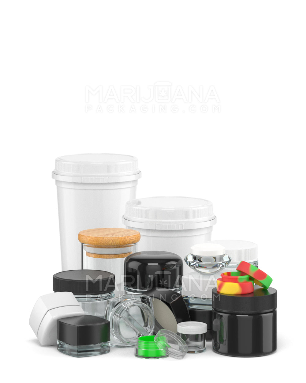 Jars with Caps | Marijuana Packaging