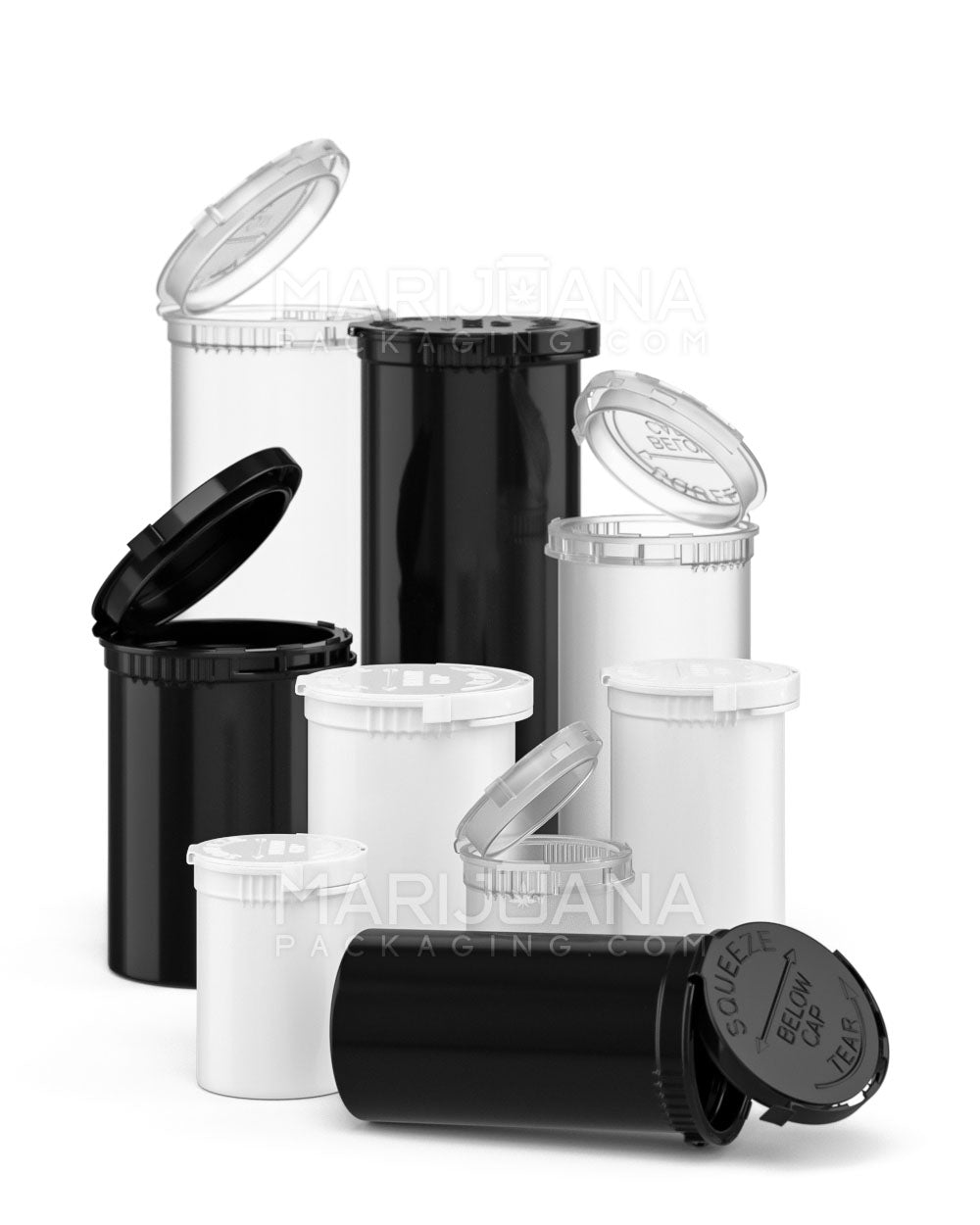 Tamper Evident Pop Top Bottles - Gamut Packaging