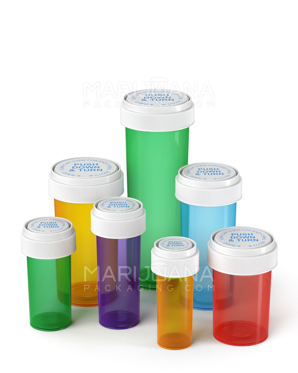 Reversible Cap Prescription Bottles