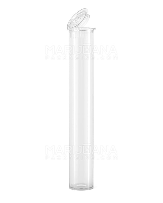 POLLEN GEAR | Child Resistant Pop Top Plastic Snap Cap Pre-Roll Tubes | 116mm - Clear - 1008 Count - 1