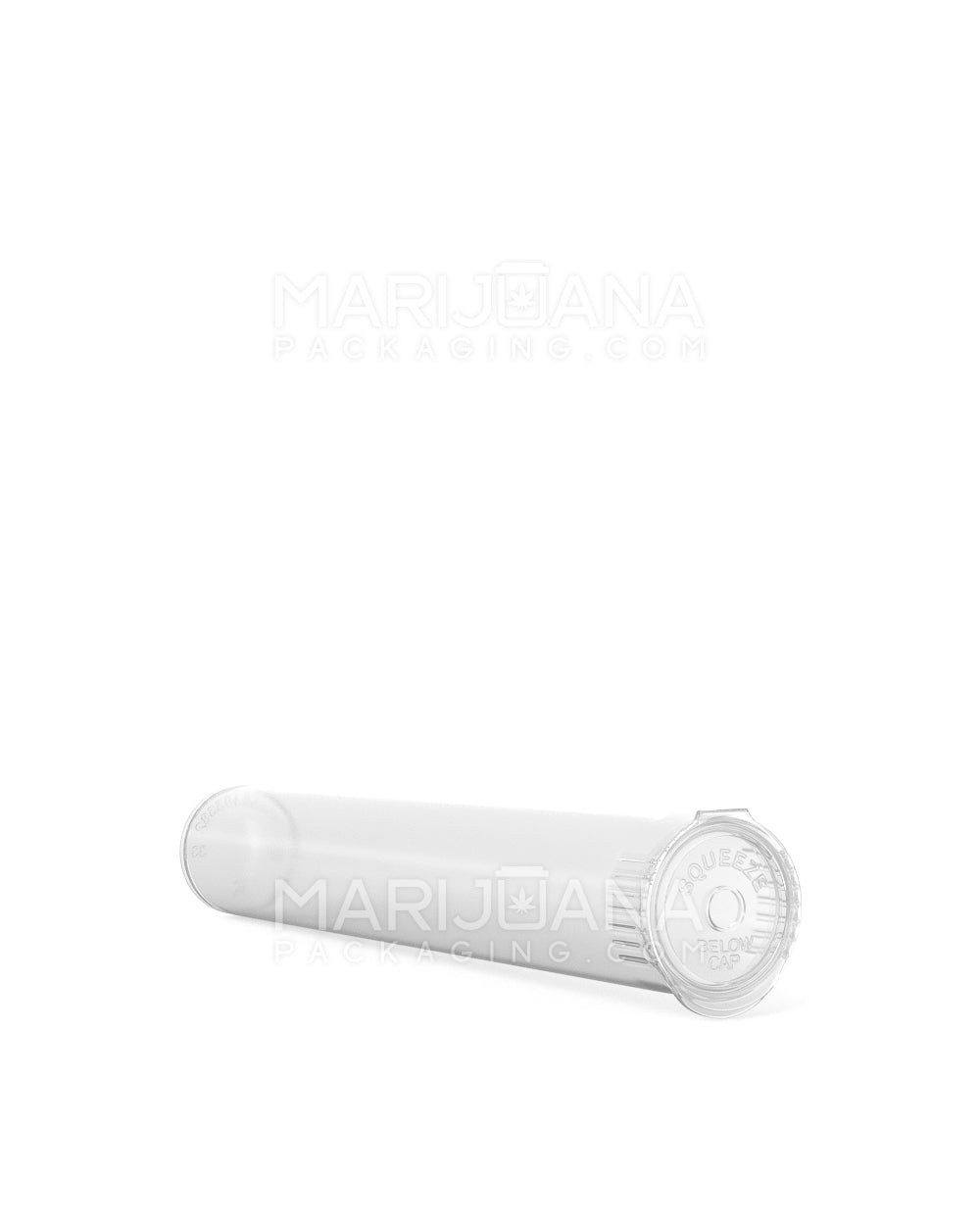 POLLEN GEAR | Child Resistant Pop Top Plastic Snap Cap Pre-Roll Tubes | 116mm - Clear - 1008 Count - 5