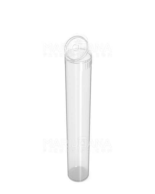 POLLEN GEAR | Child Resistant Pop Top Plastic Snap Cap Pre-Roll Tubes | 116mm - Clear - 1008 Count - 4