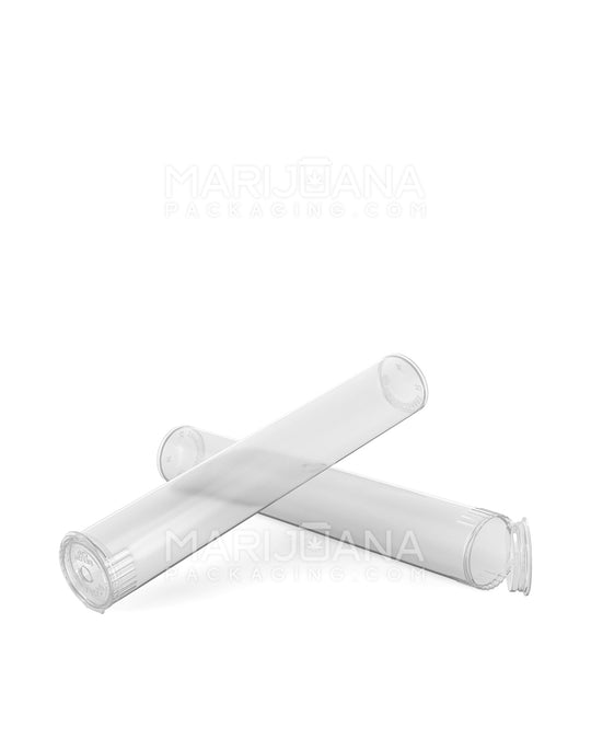 POLLEN GEAR | Child Resistant Pop Top Plastic Snap Cap Pre-Roll Tubes | 116mm - Clear - 1008 Count - 9