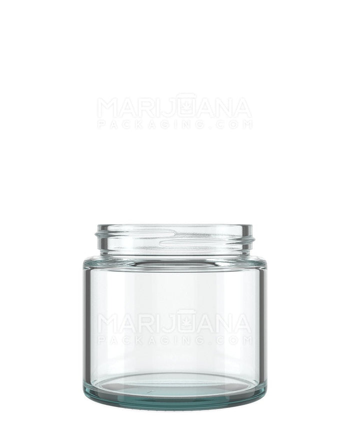 POLLEN GEAR Kolossus Straight Sided Clear Glass Jars | 66mm - 6.4oz | Sample Image