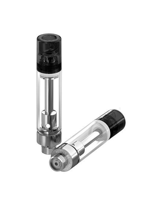 ACTIVE | EZ Click™ Glass Plus Vaporizer Cartridge with 2mm Aperture | 1mL - EZ Click - 100 Count - 9