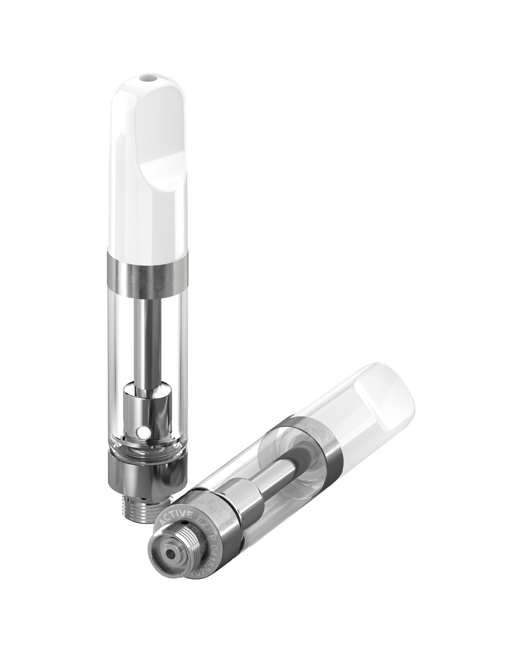 ACTIVE | EZ Click™ Polyresin Plus Vaporizer Cartridge with 2mm Aperture | 1mL - EZ Click - 100 Count - 2