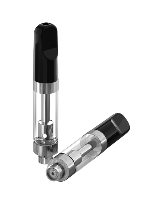 ACTIVE | EZ Click™ Polyresin GoodCarts Vaporizer Cartridge with 2mm Aperture | 1mL - EZ Click - 100 Count - 2