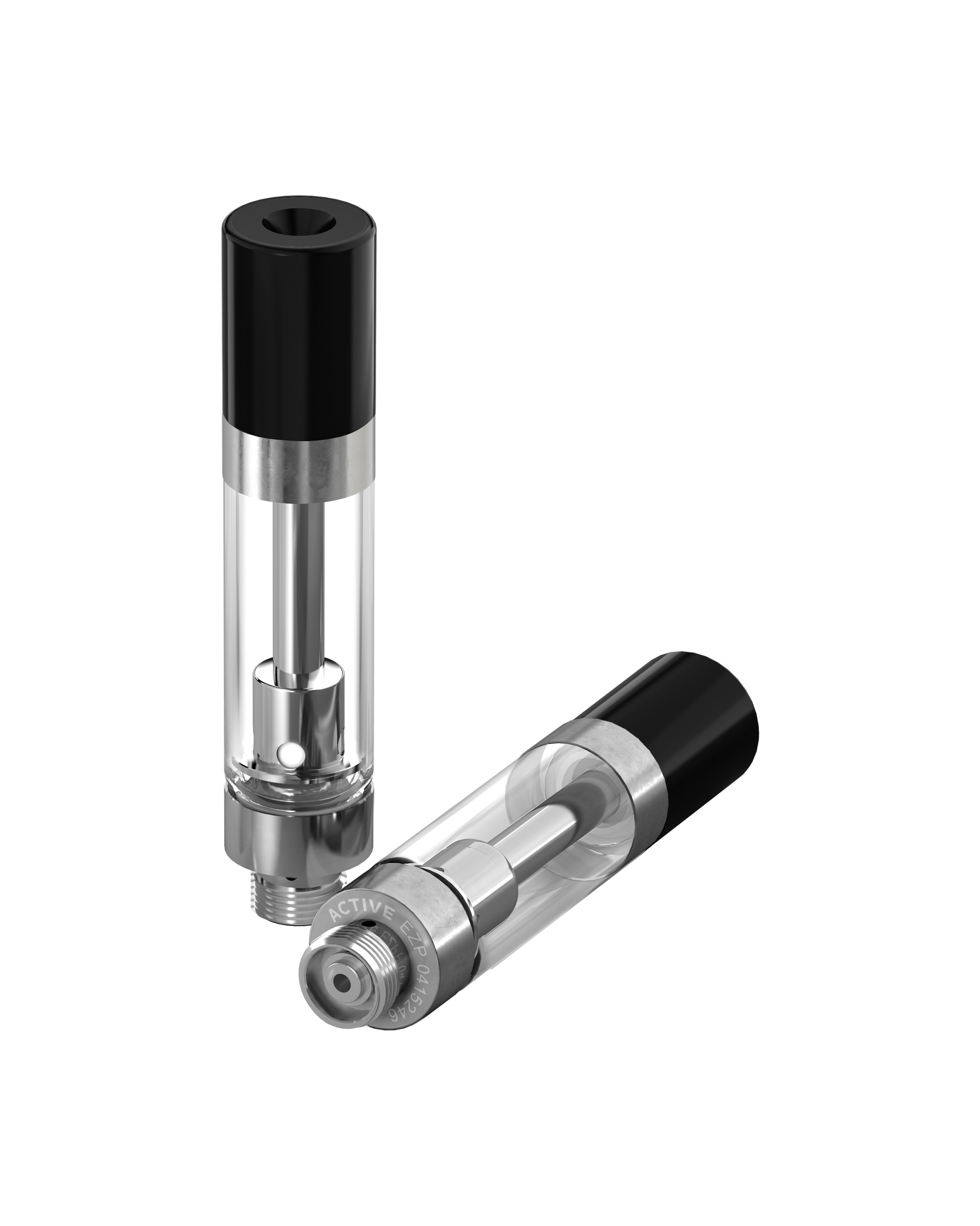 ACTIVE | EZ Click™ Polyresin GoodCarts Vaporizer Cartridge with 2mm Aperture | 1mL - EZ Click - 100 Count - 5