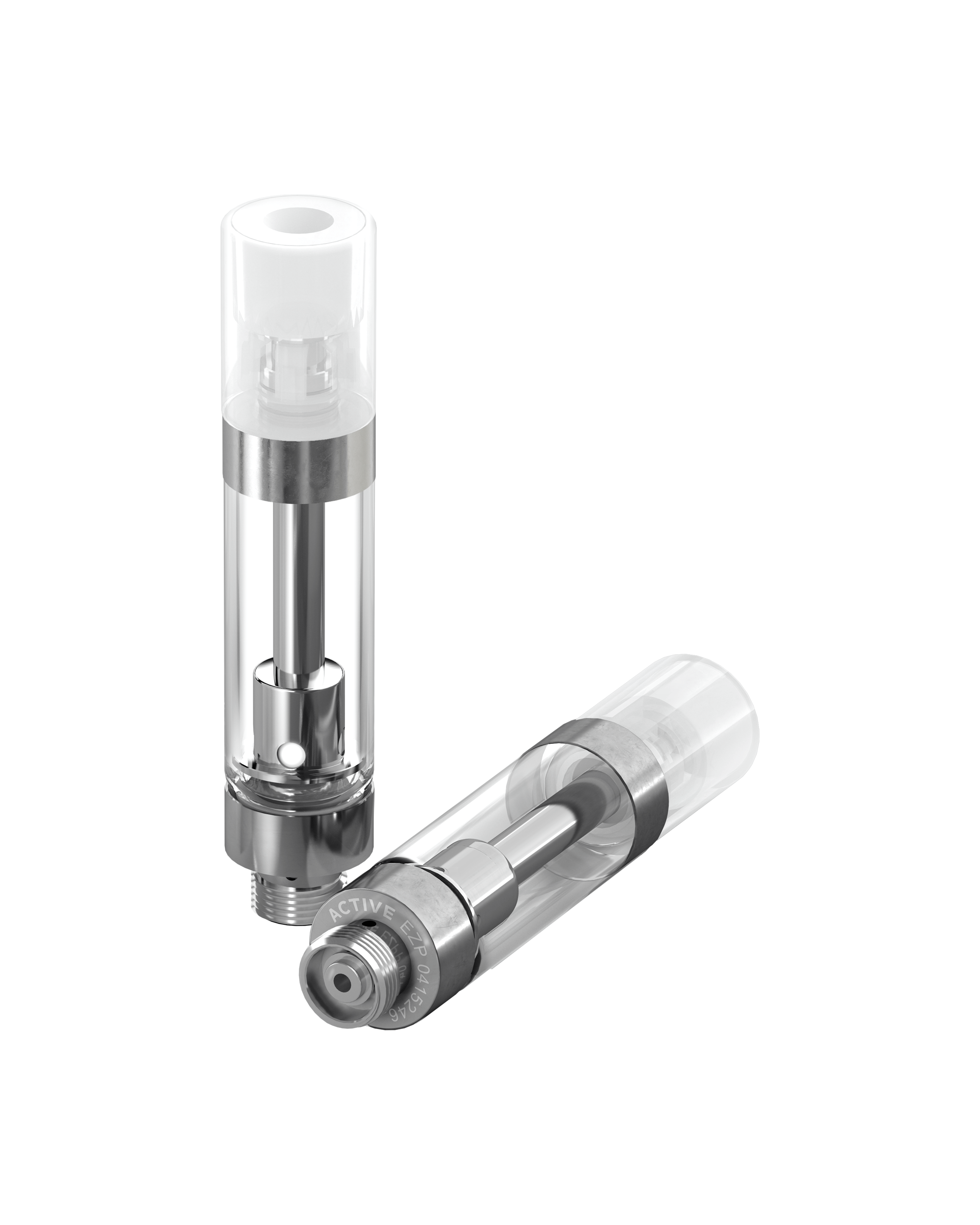 ACTIVE | EZ Click™ Polyresin GoodCarts Vaporizer Cartridge with 2mm Aperture | 1mL - EZ Click - 100 Count - 8